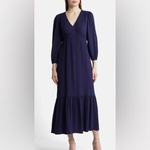 Anne Klein dress in navy blue